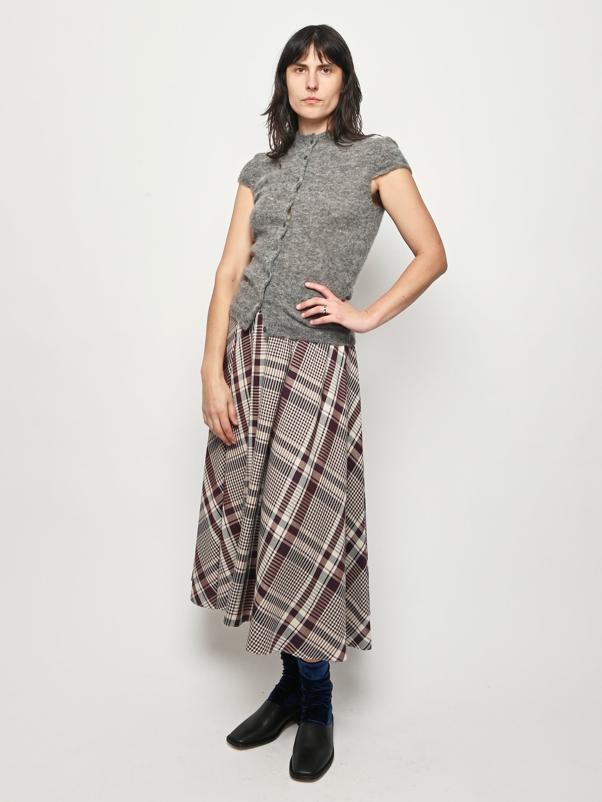 Paloma Wool - Grey Refian S/S Cardigan – Frances May