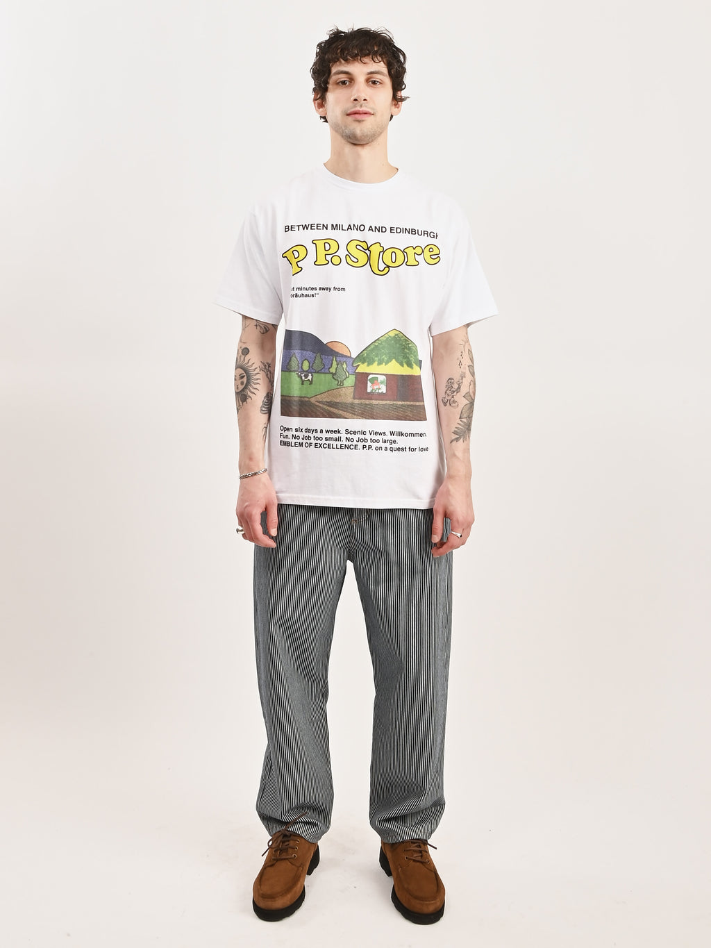 Public Possession - White PP Fomo T-Shirt – Frances May