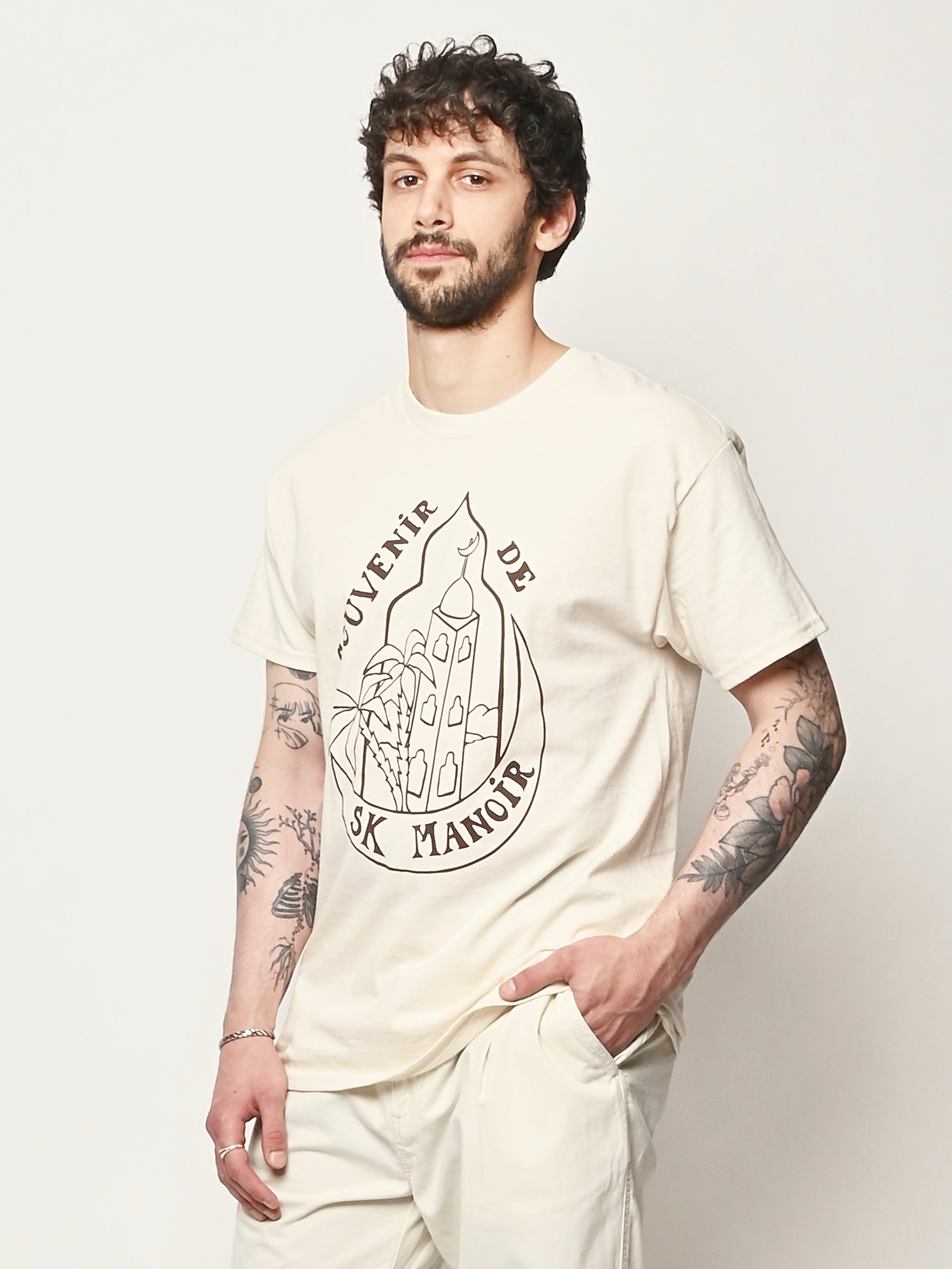 S.K. Manor Hill - Natural S/S Souvenir T-Shirt – Frances May