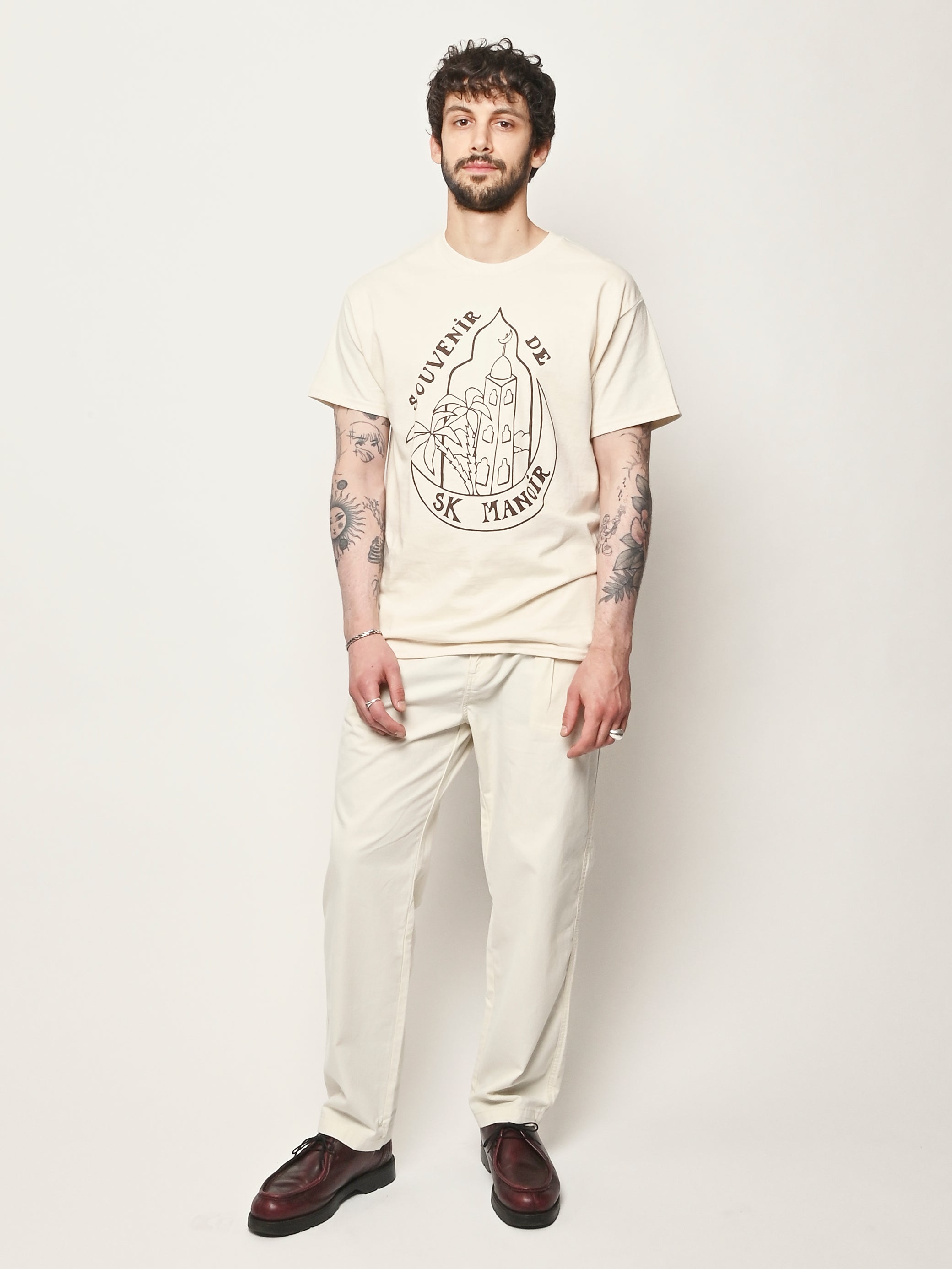 S.K. Manor Hill - Natural S/S Souvenir T-Shirt – Frances May