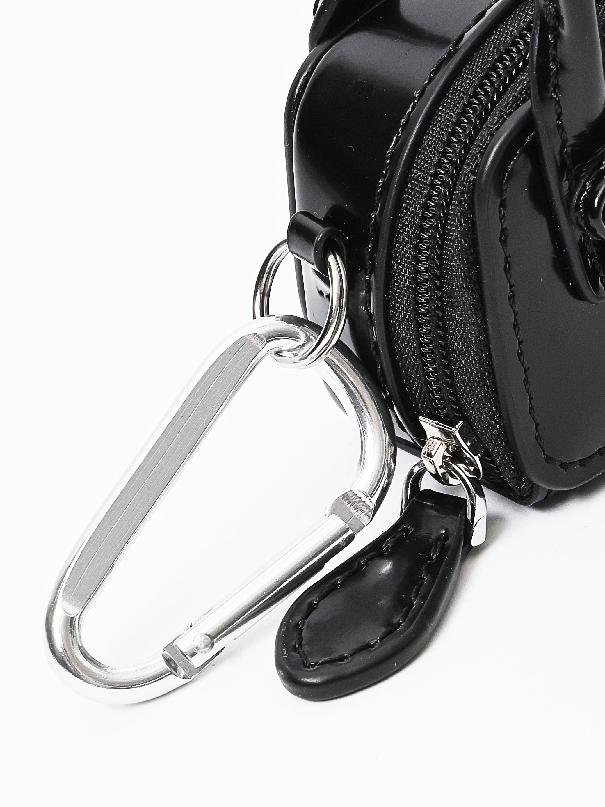Sandy Liang - Black Mini Secure Bag Keychain – Frances May