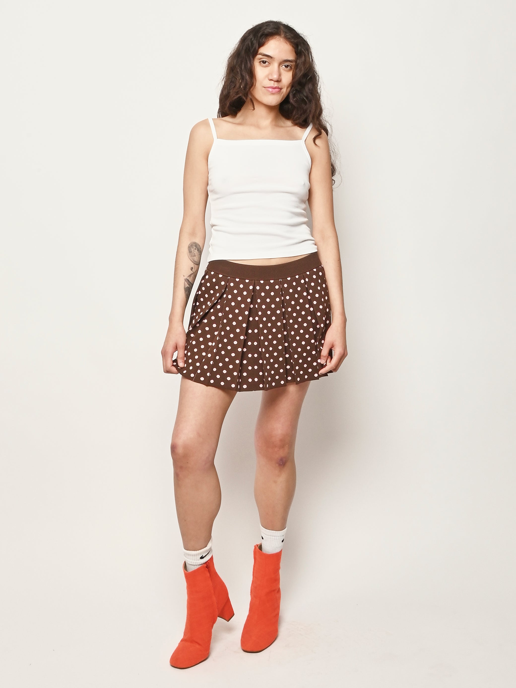 Sandy Liang - Brown Multi Ermine Skirt – Frances May