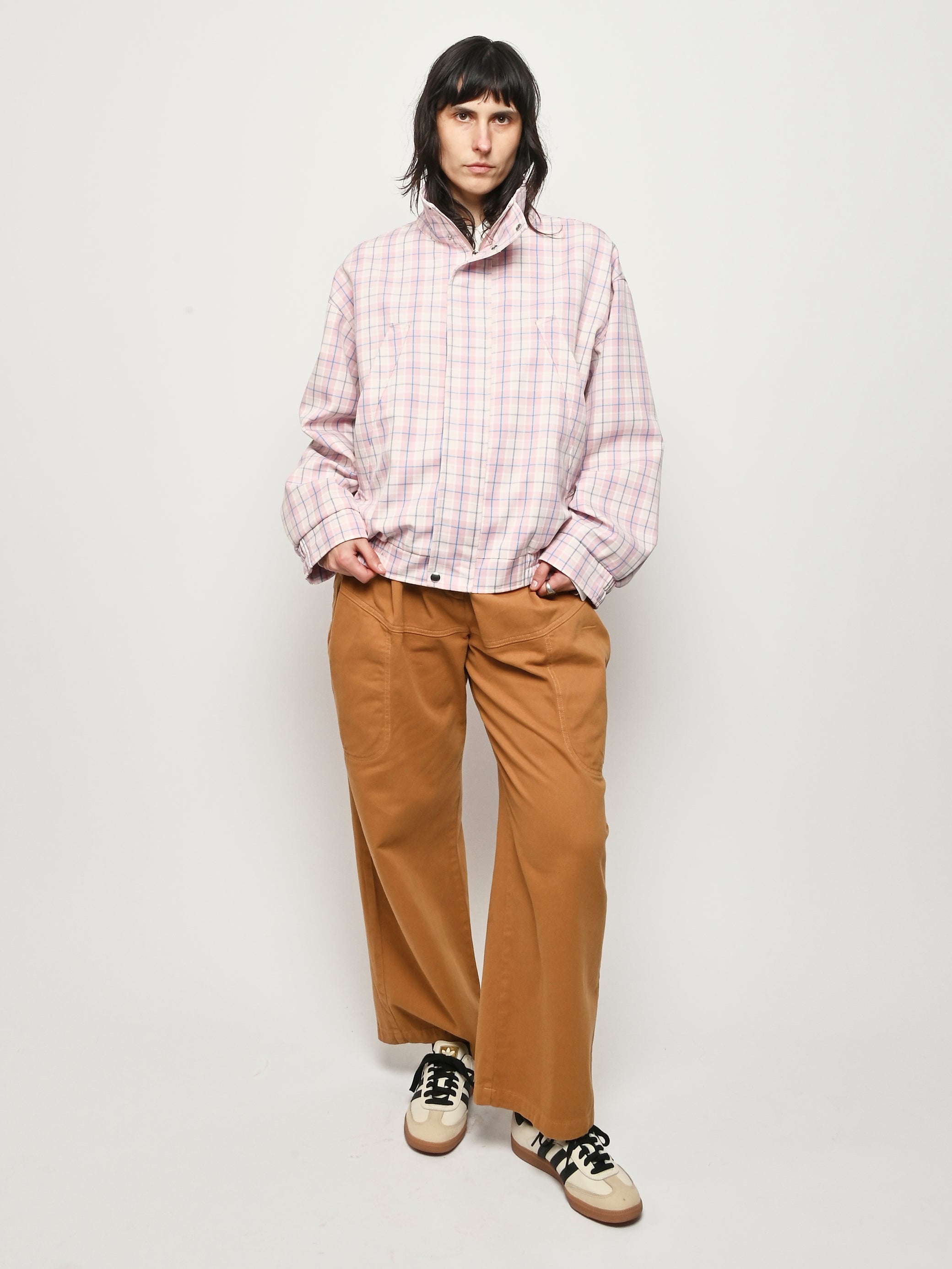 Sandy Liang - Pink Tartan Papas Jacket – Frances May