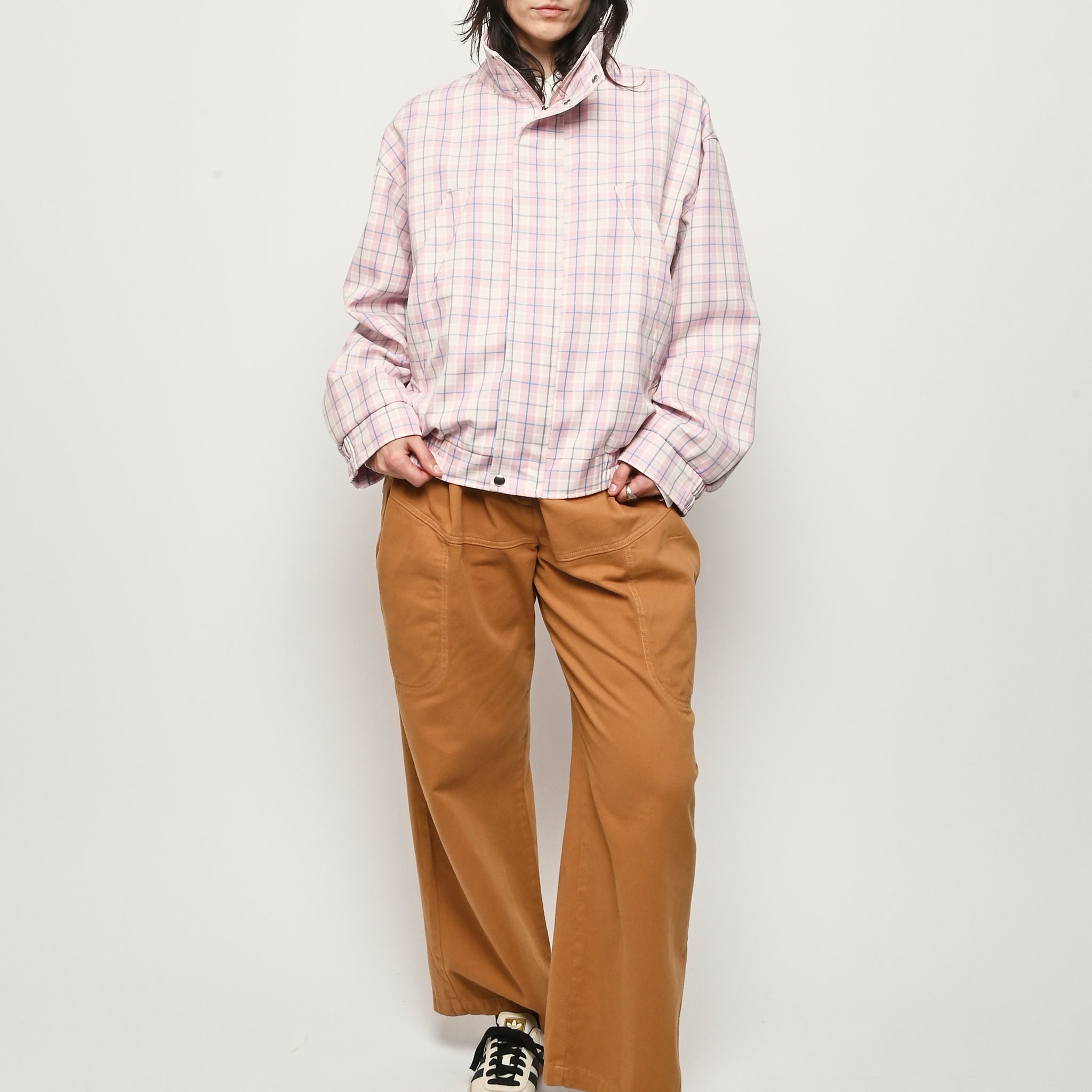 Sandy Liang - Pink Tartan Papas Jacket – Frances May