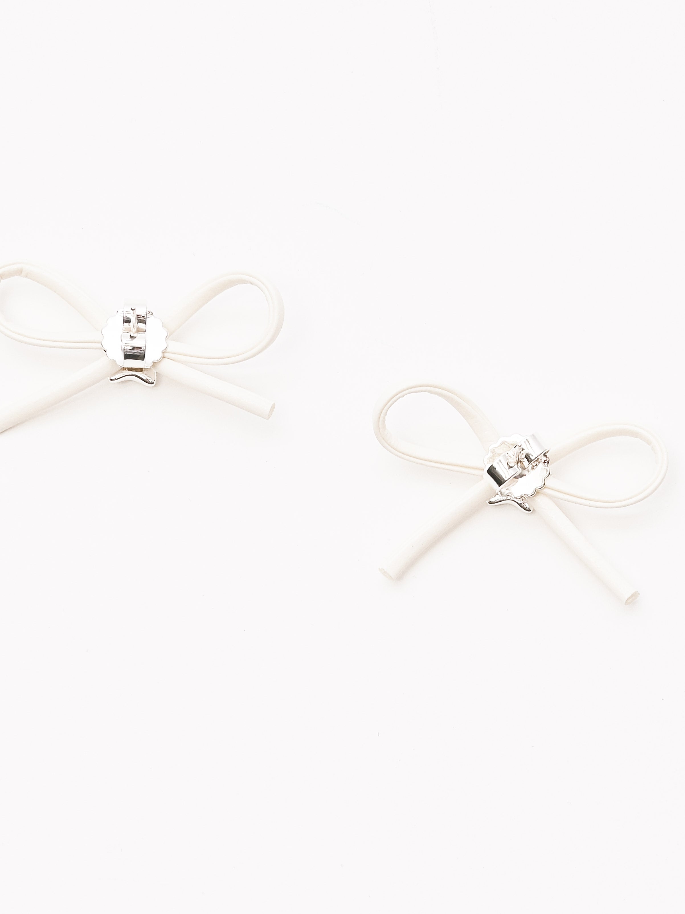 Sandy Liang - White Ume Earrings – Frances May