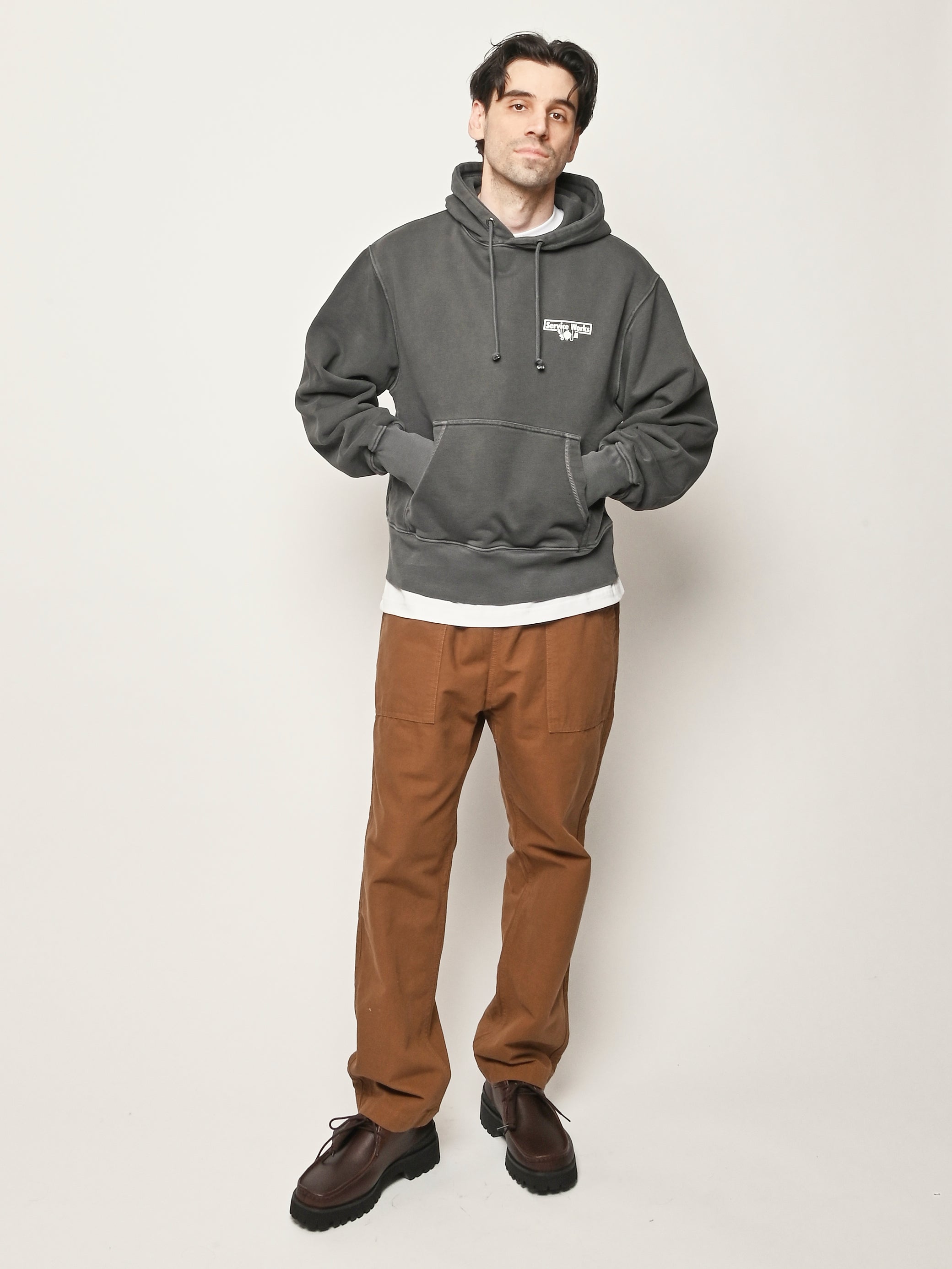Service Works - Black Loopback Trademark Hoodie – Frances May