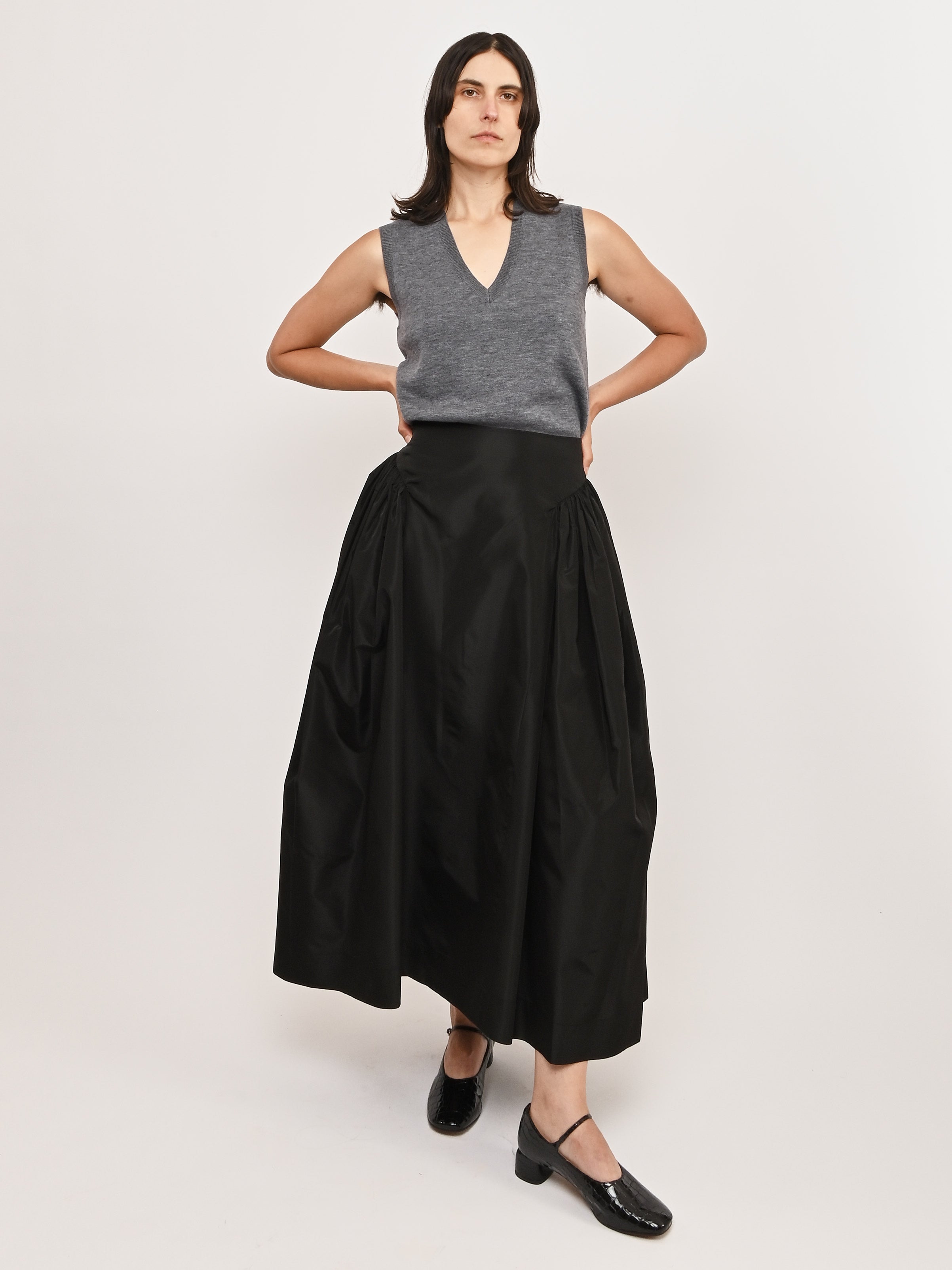 Simone Rocha スカート Simone Rocha - Black Hip Detail Bind Skirt – Frances May