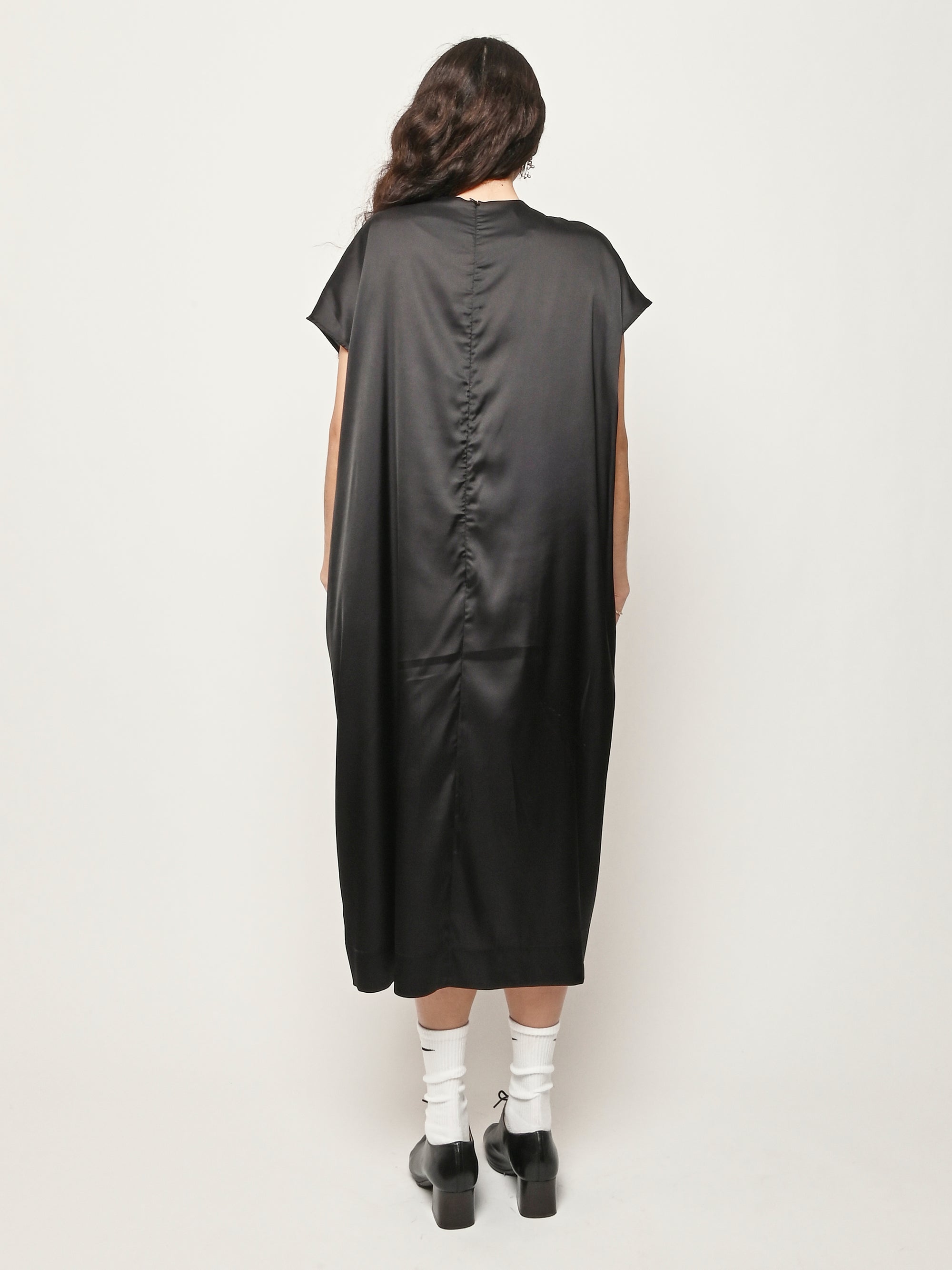 Simone Rocha - Black Poppy Motif Smock Dress Frances May Simone Rocha - Black Poppy Motif Smock Dress Frances May