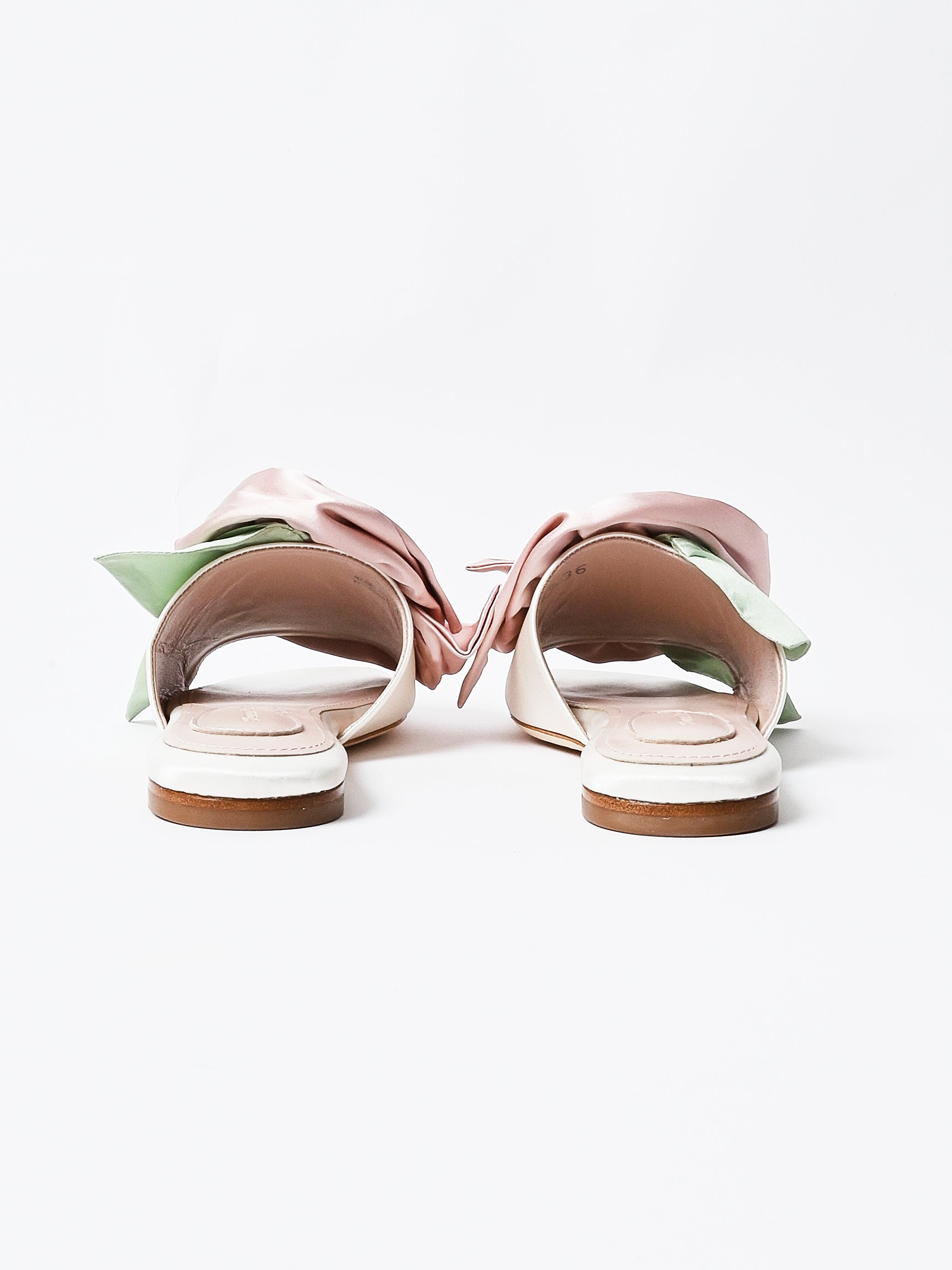 Simone Rocha - Ivory/Multi Pressed Rosette Slide – Frances May
