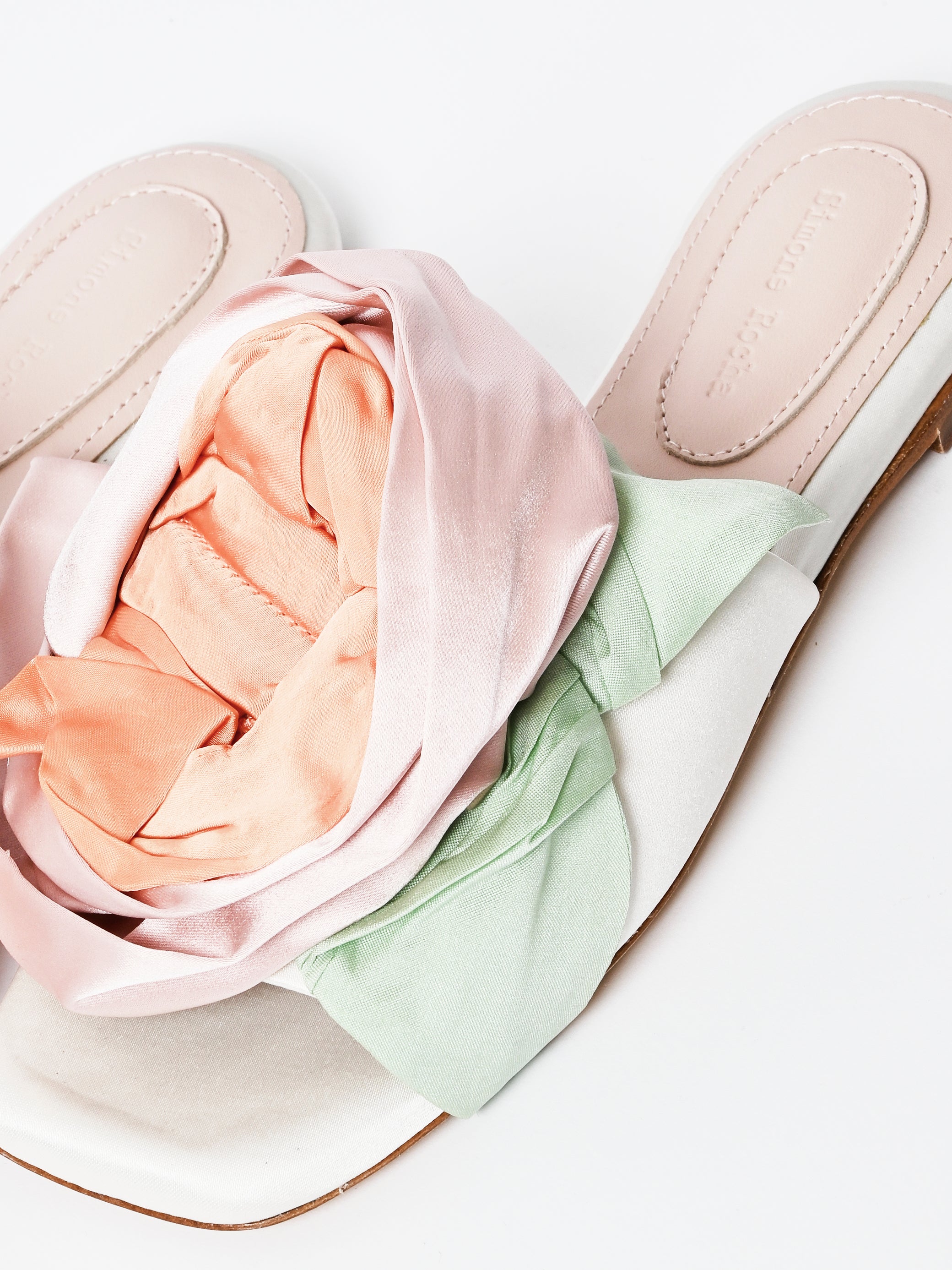 Simone Rocha - Ivory/Multi Pressed Rosette Slide – Frances May