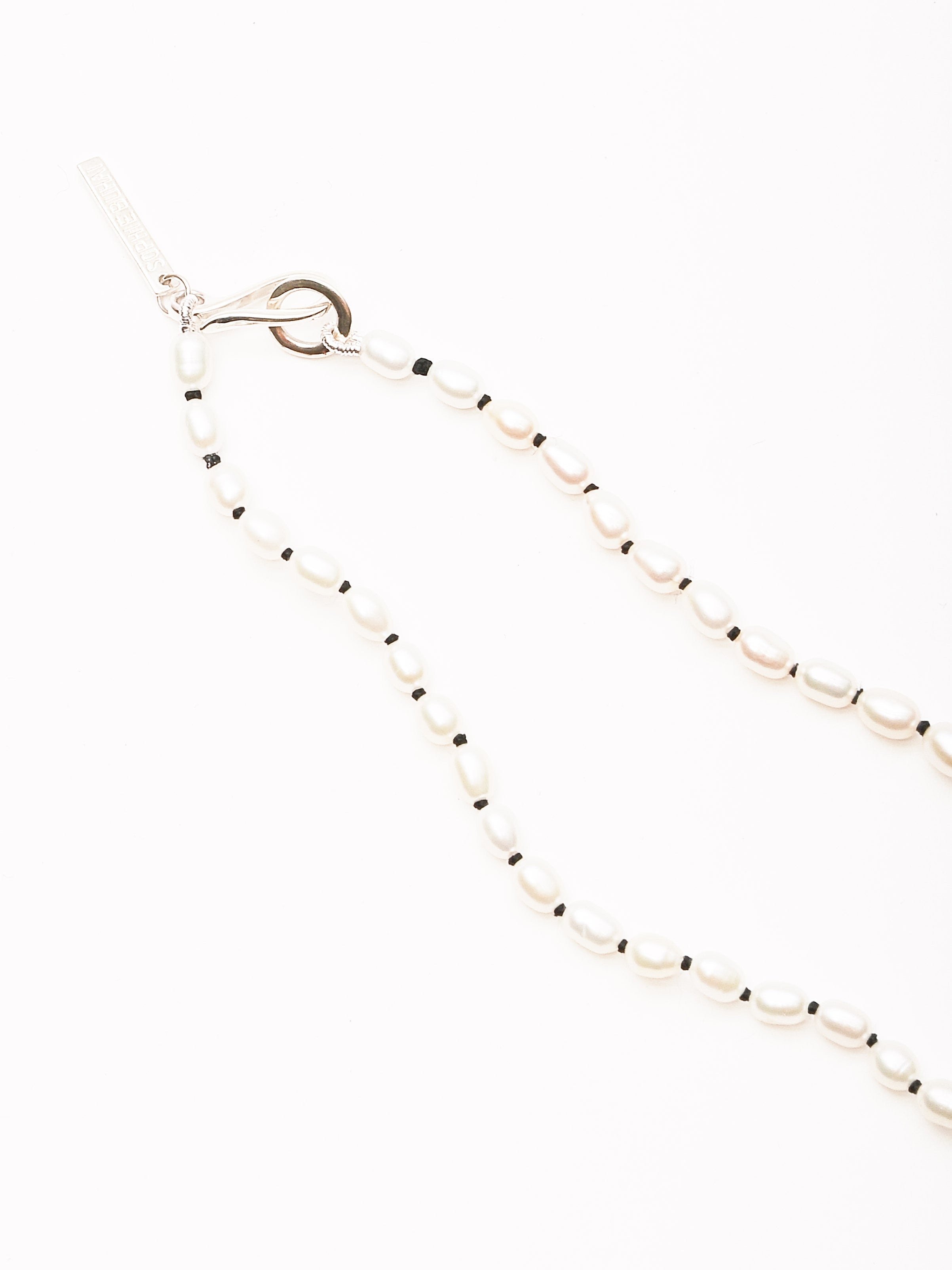 SOPHIE BUHAI Assemblage Pearl Necklace SOPHIE BUHAI Silver pearl