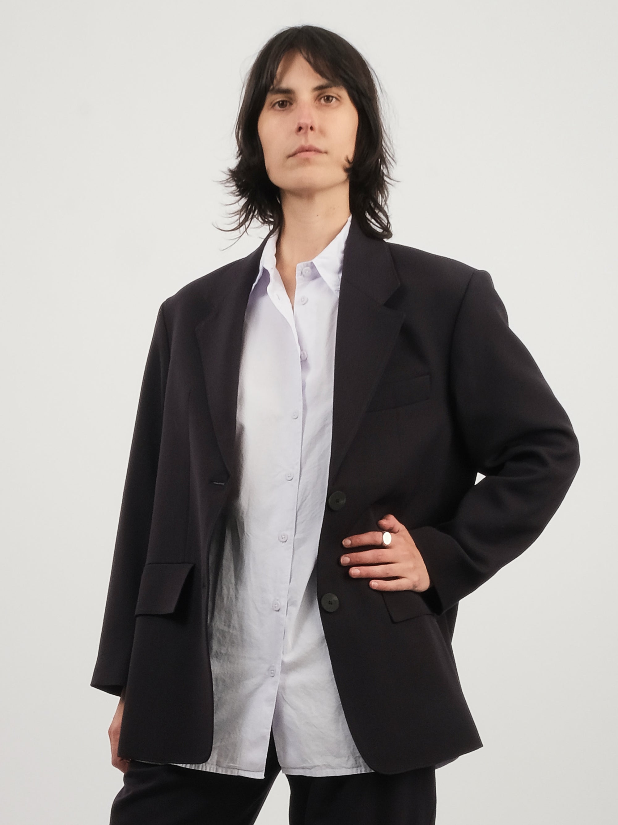 Studio Nicholson - Darkest Navy Phelps Tailored Jacket – Frances May