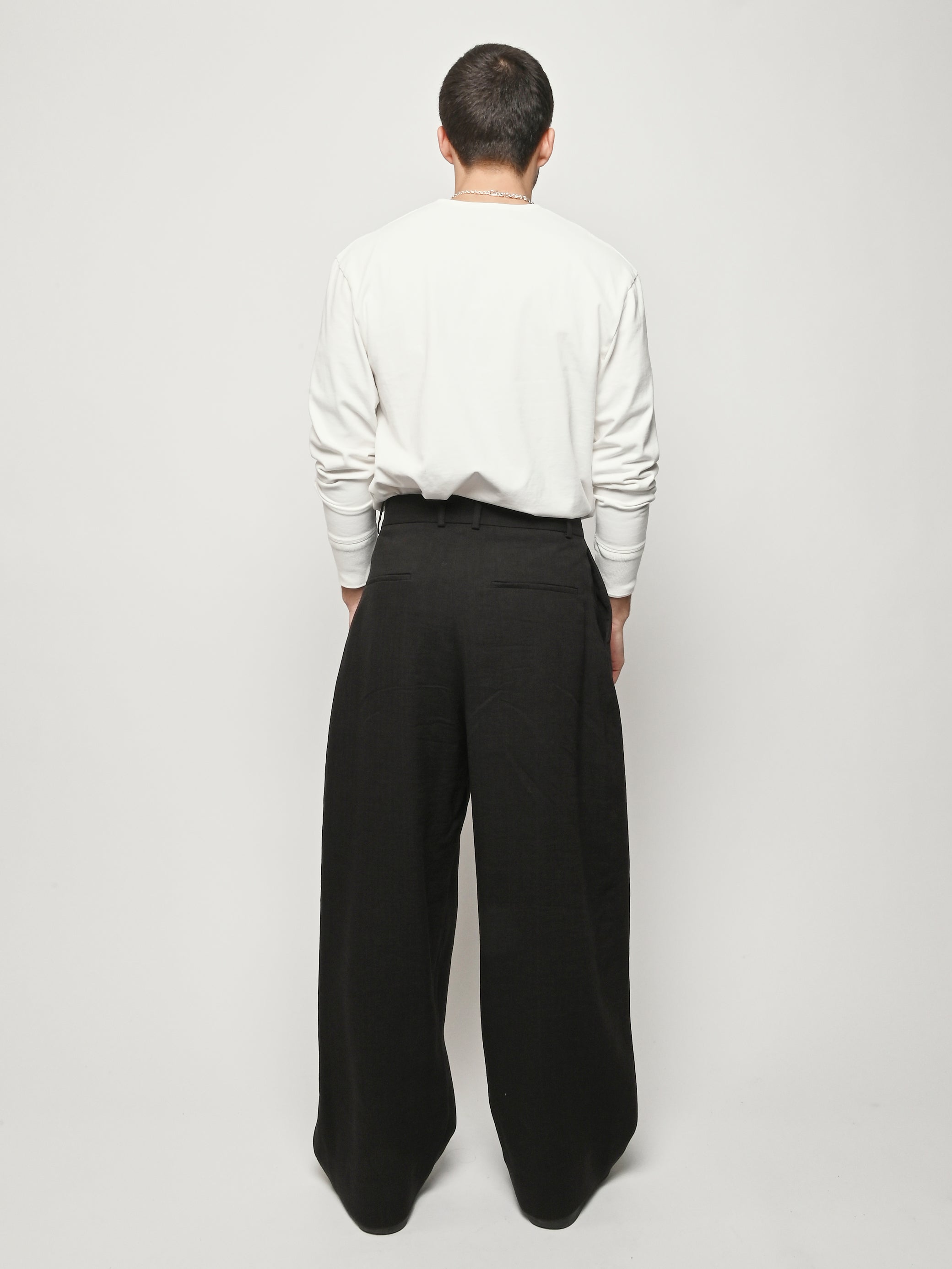Studio Nicholson - Espresso Line Double Pleat Volume Pant