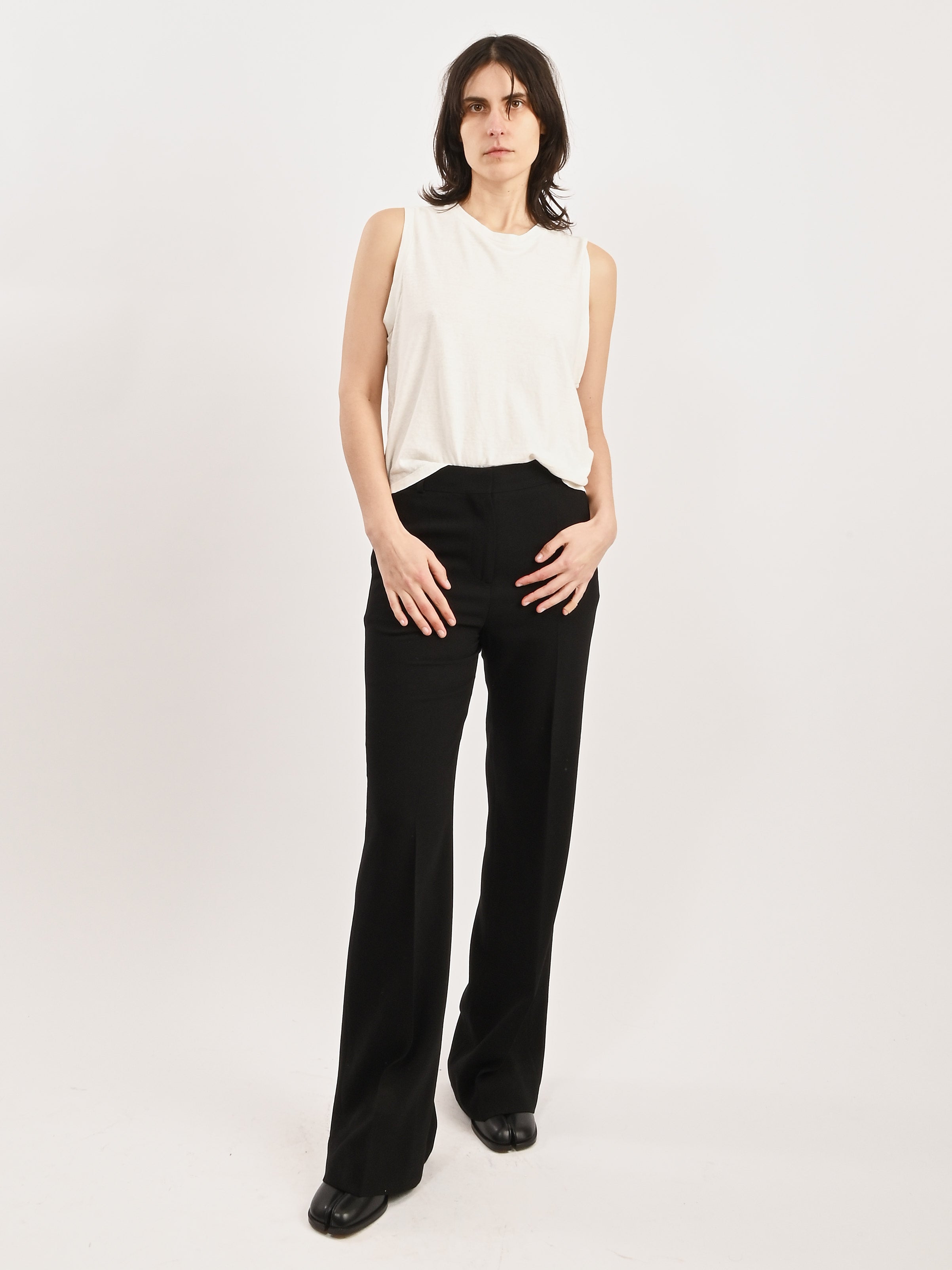 evening trousers and tops