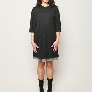 black loose dress TOTEME
