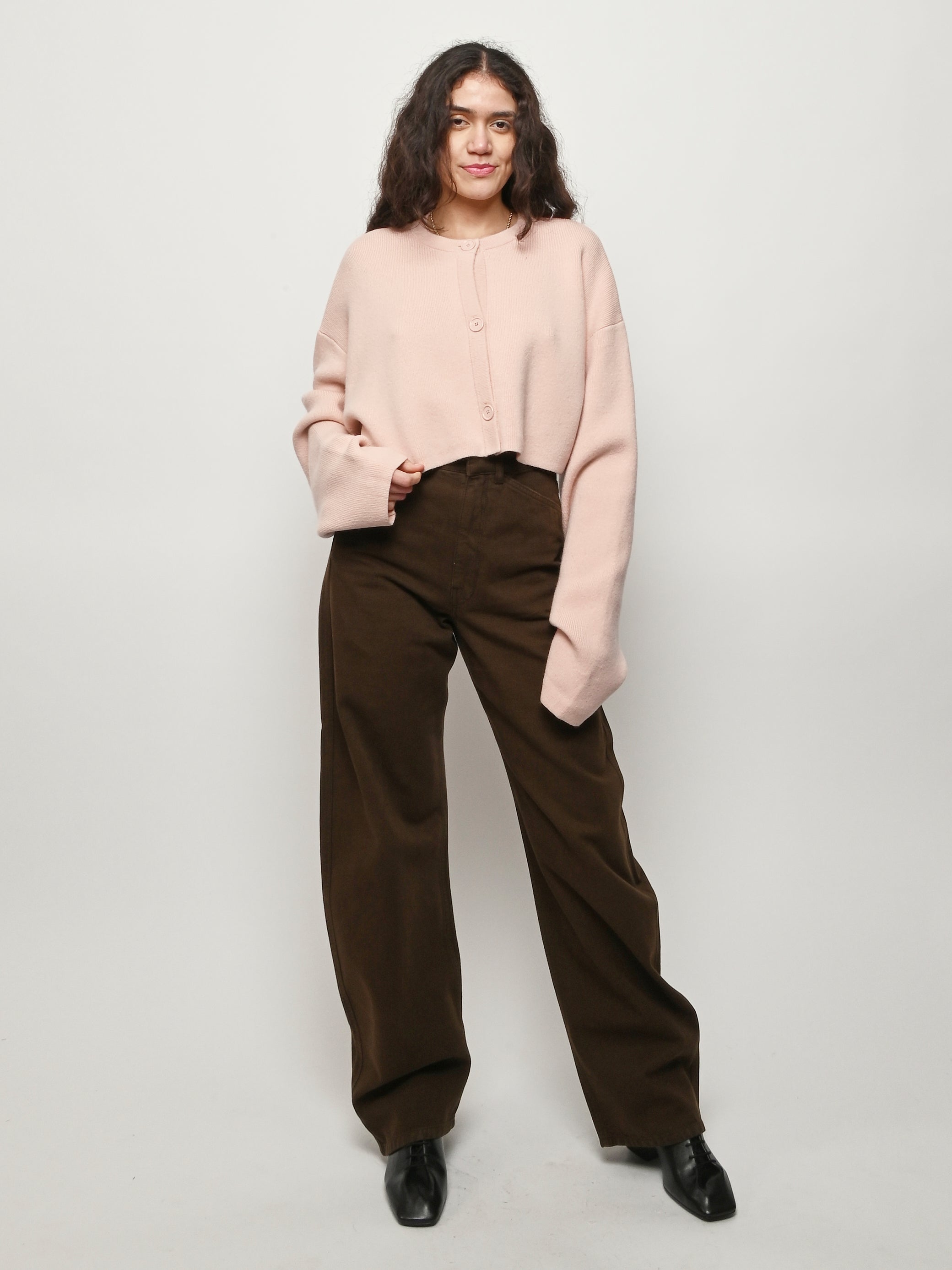 TOTEME - Flamingo Cropped Oversized Cardigan – Frances May