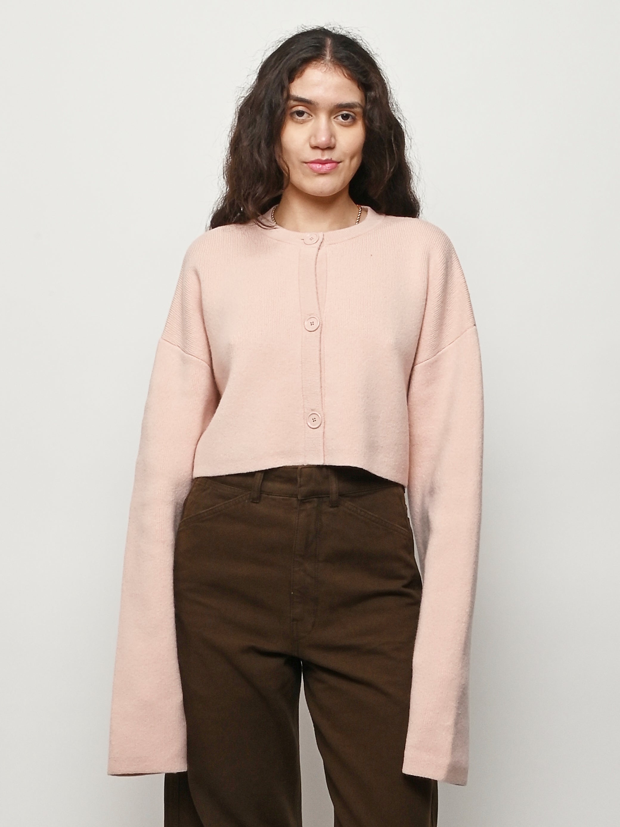 TOTEME - Flamingo Cropped Oversized Cardigan – Frances May