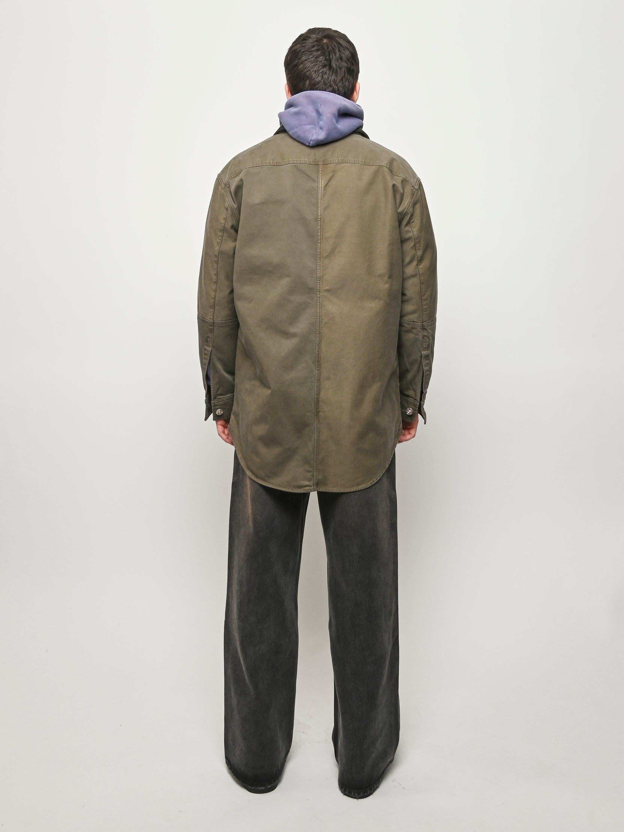 Wales Bonner - Olive/Black Brixton Shirt Jacket – Frances May
