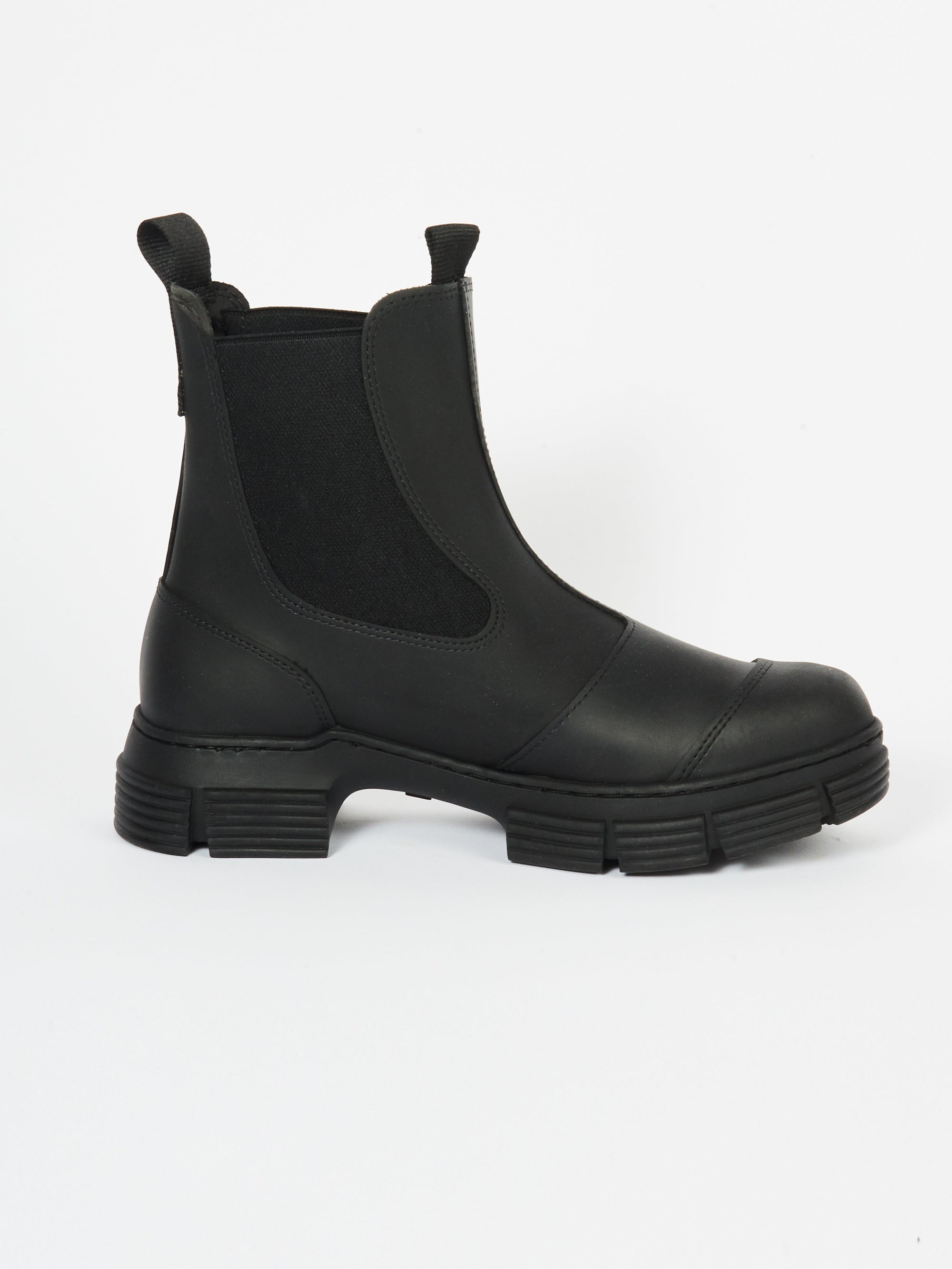 Black Recycled Rubber City Boot